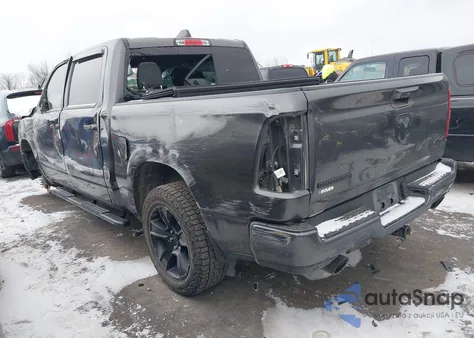 2021 Ram 1500 Big Horn 4X4 5'7 Box из США, поврежденный, VIN 1C6SRFFT7MN520750